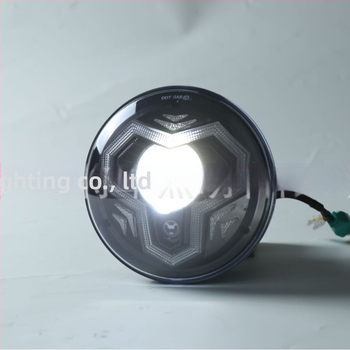 LED фар за Wrangler с висок и нисък лъч, дневен светлинен сигнал и RGB светлинен пръстен, модел OL-2072R, 50W 12V