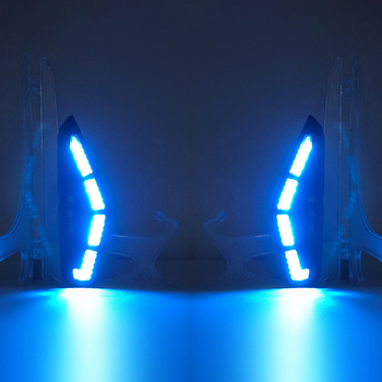 Lumini DRL LED pentru Honda Civic (12-13) – LED, 12V, 12W, 80 lm, Carcasă ABS, LED multicolor (alb/galben/ice blue), compatibile cu Civic 12-13