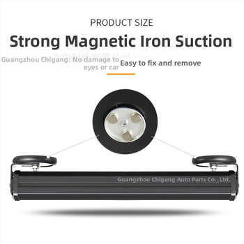 LED бар светлина за превозни средства с магнит, 12–24V, 30W, алуминиева сплав + LED, модел 316-5