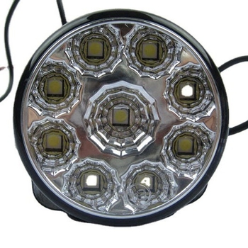 Kružna dnevna svjetla s 9 LED, univerzalna, 12V, 4.5W, 1000 lm, LED 5050, životni vijek 50 000 h
