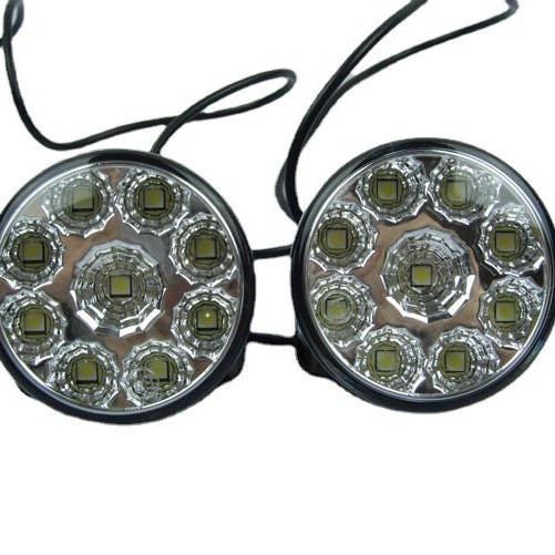 Kružna dnevna svjetla s 9 LED, univerzalna, 12V, 4.5W, 1000 lm, LED 5050, životni vijek 50 000 h