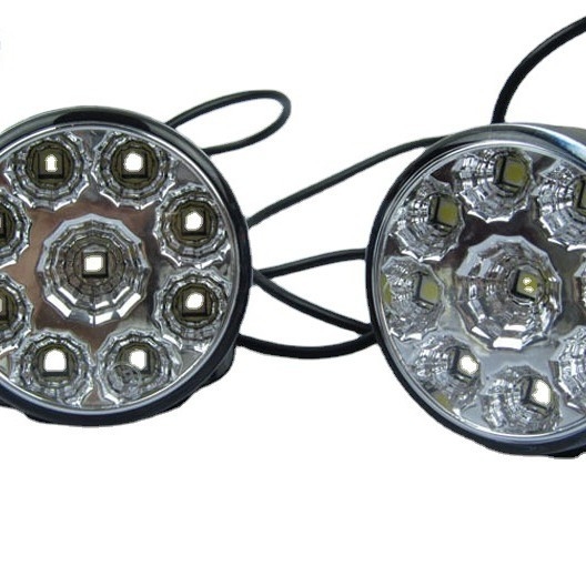 Kružna dnevna svjetla s 9 LED, univerzalna, 12V, 4.5W, 1000 lm, LED 5050, životni vijek 50 000 h