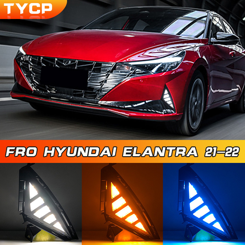 Hyundai Elantra dnevna svjetla - ABS kućište, 12V, 80 lm, LED izvor svjetla, trajanje 10000 sati