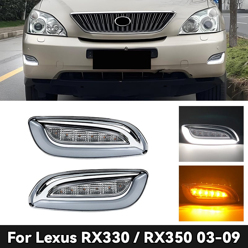LED dnevna svjetla s indikatorima za Lexus RX330 RX350 (03-09)