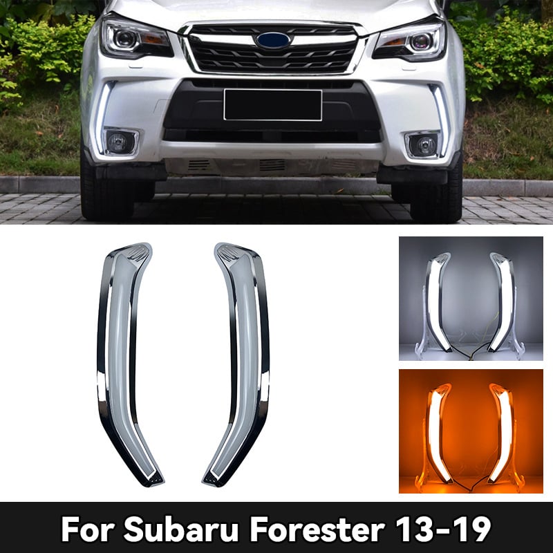 Dvobojne elektroplirane dnevne svjetiljke za Subaru Forester (2013-2019)