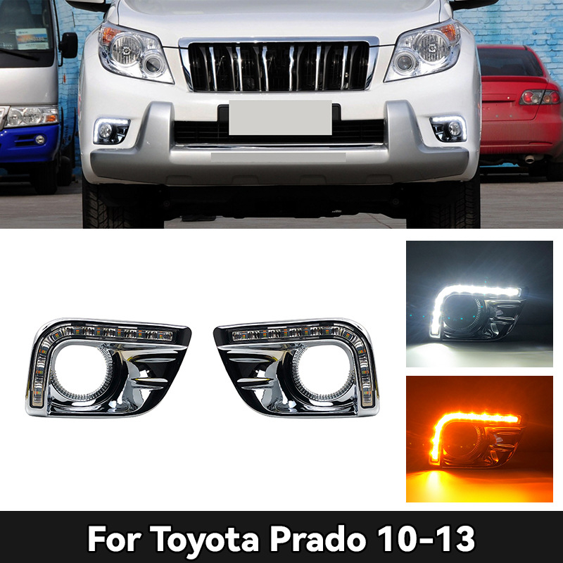 LED dnevna svjetla DRL za Toyota Prado 2010–2013, modificirana svjetla za vožnju