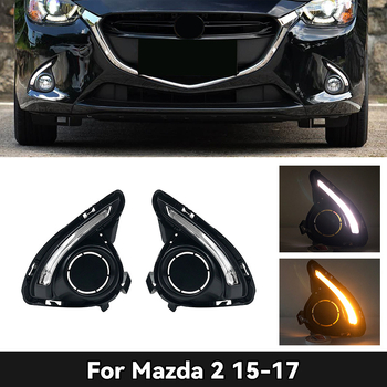 Mazda2 2015-2017 LED dnevna svjetla, bijela i žuta
