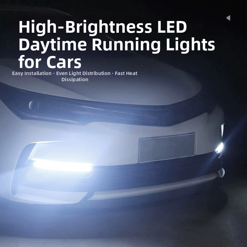 LED dnevna svjetla za automobil, univerzalna dekorativna svjetla prednje rešetke, 6 LED, 12V