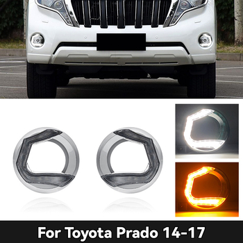 Toyota Prado 2014–2017 nappali menetfények | Pilot kétszínű DRL, 5000 lm, 12V, 50 000 óra