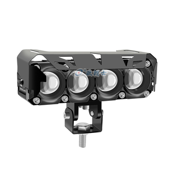 Motociklističko LED prednje svjetlo s dvobojnim LED-om, četiri oka visok/niži snop, vodootporno, 12-80V DC, 30-45W, 3000-4500 lm (model 3570)