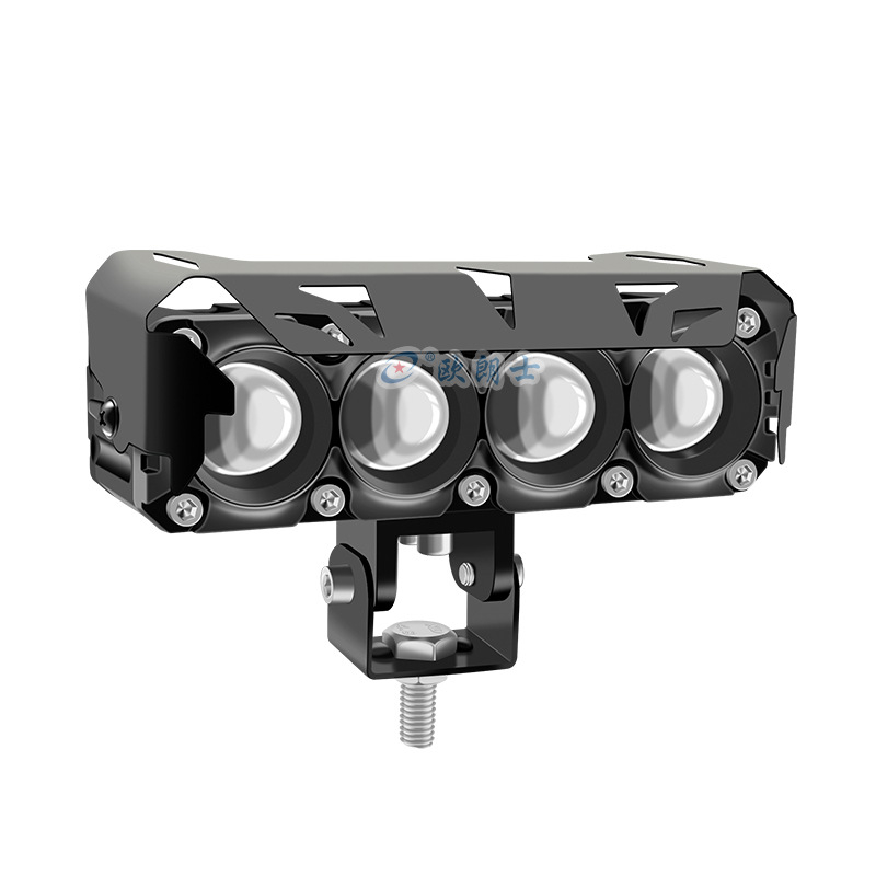 Motociklističko LED prednje svjetlo s dvobojnim LED-om, četiri oka visok/niži snop, vodootporno, 12-80V DC, 30-45W, 3000-4500 lm (model 3570)