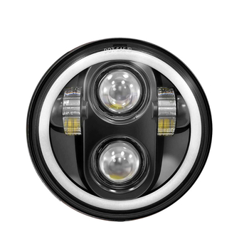 LED far Wrangler 5,75 inča, s 4 LED diodama i prstenom Angel Eye, žuto-bijele boje
