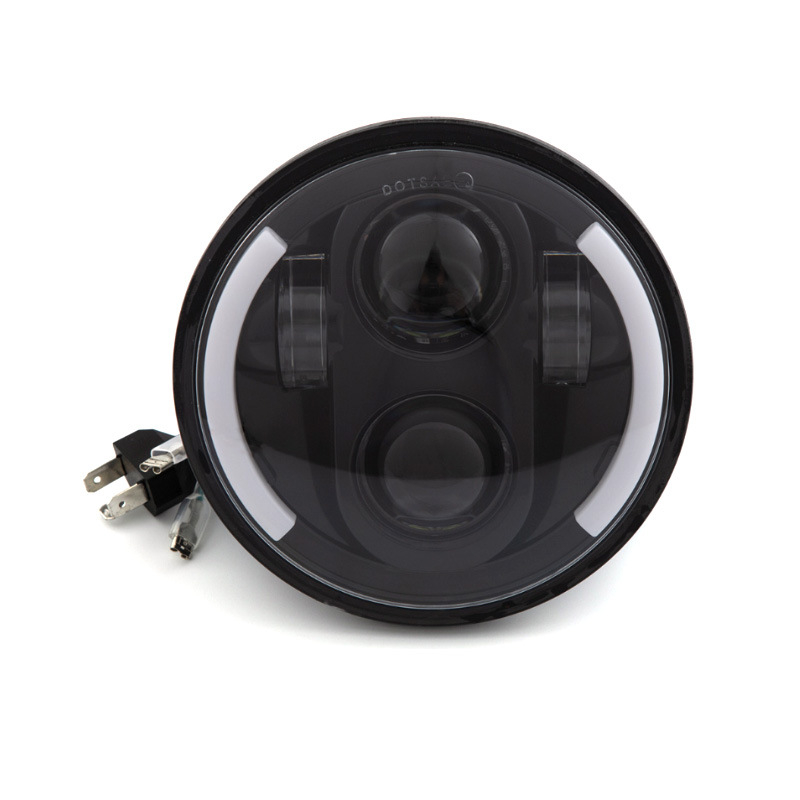 LED far Wrangler 5,75 inča, s 4 LED diodama i prstenom Angel Eye, žuto-bijele boje