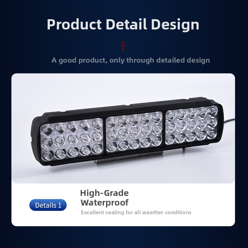 Vanjski LED far za električni tricikl – 12-80V, 1500 lm