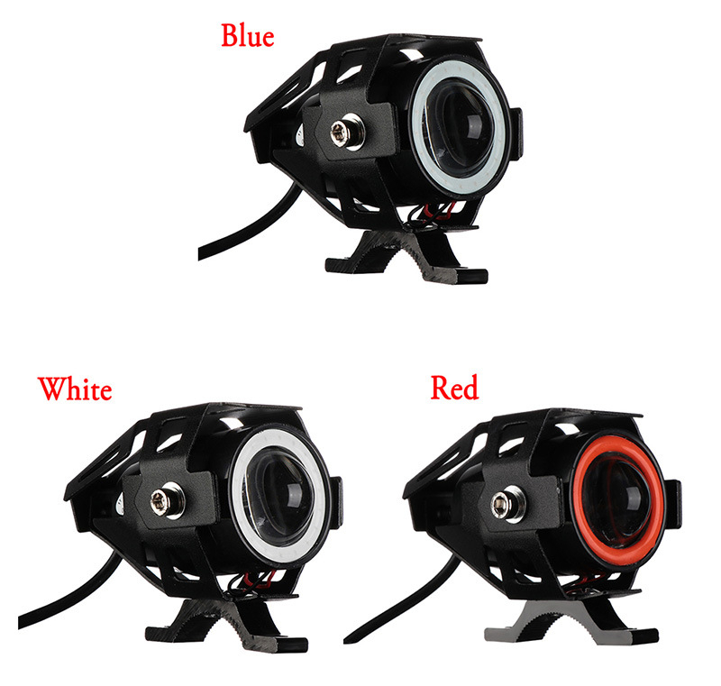 U7 Mini LED prednje svjetlo za motocikl - CREE, 125W, 12V, 12500LM, IP68