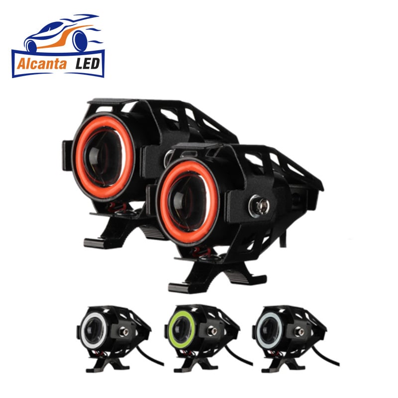 U7 Mini LED prednje svjetlo za motocikl - CREE, 125W, 12V, 12500LM, IP68