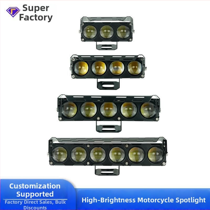 Motociklističko LED glavna svjetla s tri LED diode, aluminijsko kućište, 30 W, 12-80 V, 1200 lm