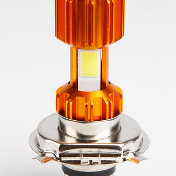 Motorski LED reflektor - trostruki izvor svjetla, prednje svjetlo, 10-85V, LED, BA20D model, aluminijsko kućište, vijek trajanja 30000h
