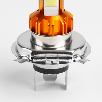 Motorski LED reflektor - trostruki izvor svjetla, prednje svjetlo, 10-85V, LED, BA20D model, aluminijsko kućište, vijek trajanja 30000h