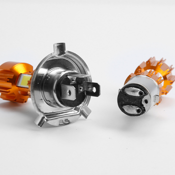 Motorski LED reflektor - trostruki izvor svjetla, prednje svjetlo, 10-85V, LED, BA20D model, aluminijsko kućište, vijek trajanja 30000h