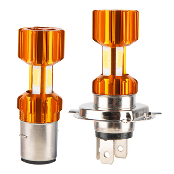 Motorski LED reflektor - trostruki izvor svjetla, prednje svjetlo, 10-85V, LED, BA20D model, aluminijsko kućište, vijek trajanja 30000h
