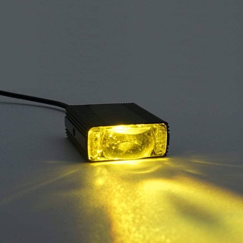 LED prednje svjetlo za električni skuter i motocikl s žuto-bijelim treperavim svjetlom, ultra sjajna leća, modificirani reflektori