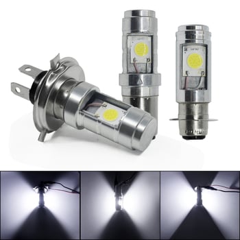 Motociklističko COB LED svjetlo za motocikl, 9W, 12V, model H4 P15D BA20D, aluminijsko kućište