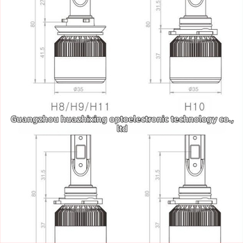 LED glavna svjetla C6 za auto/motocikl, COB 4000 lm, 36W, 9–36V, IP68, avionski aluminij