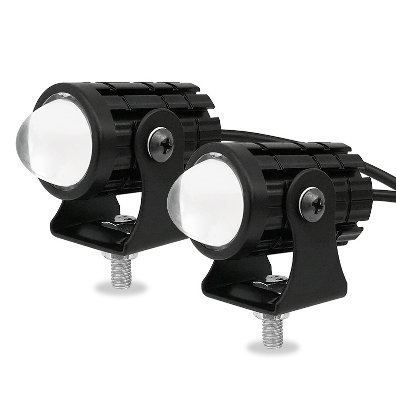 Off-road LED reflektor za motocikl s dvostrukim LED, vodootporan, kompaktno čelično kućište, daleki i bliži snop integriran, 9-80V