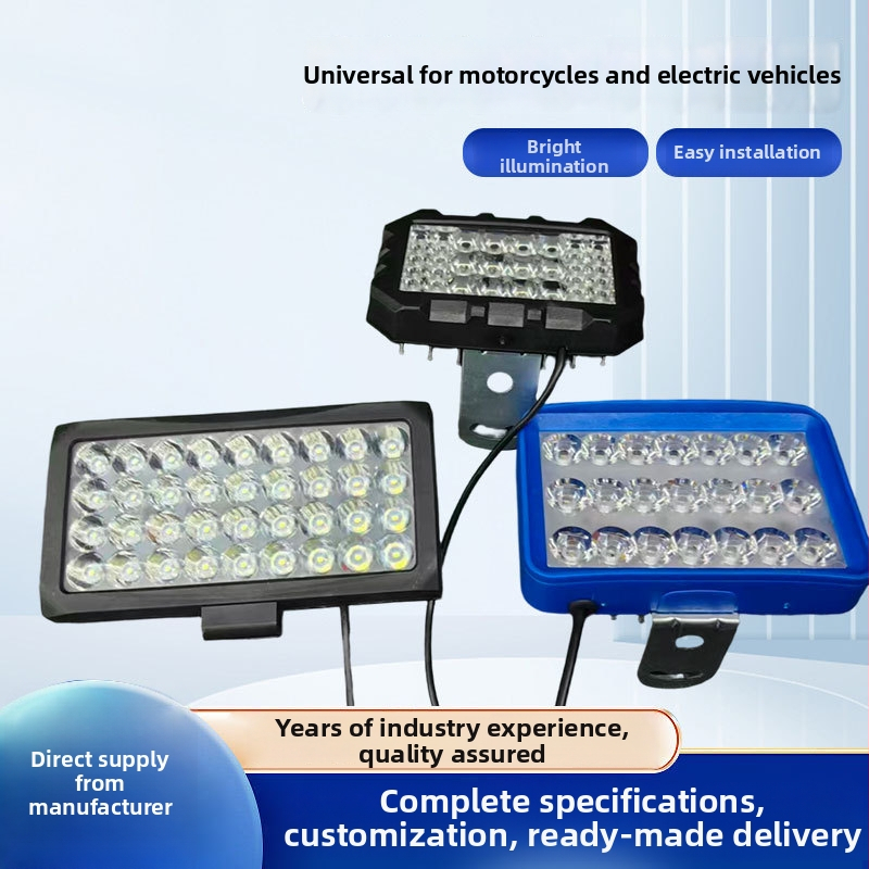 Prilagođeni vanjski polualuminijski far za motocikle i električna vozila – serije 21 LED, 36 LED i velika 36 LED serija