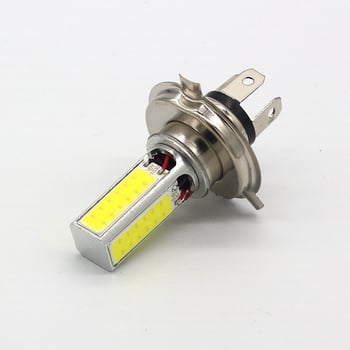 LED far motocikla s COB na četiri strane, kompatibilno s P15D, BA20D i H4
