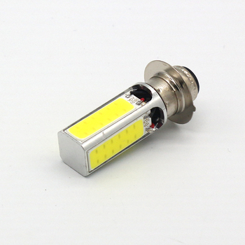 LED far motocikla s COB na četiri strane, kompatibilno s P15D, BA20D i H4