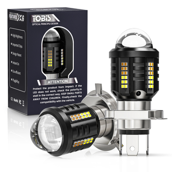 LED motociklističko svjetlo H4, aluminijsko kućište, 9–80 V, 0.6 A, 7.2 W, vijek trajanja 50 000 h