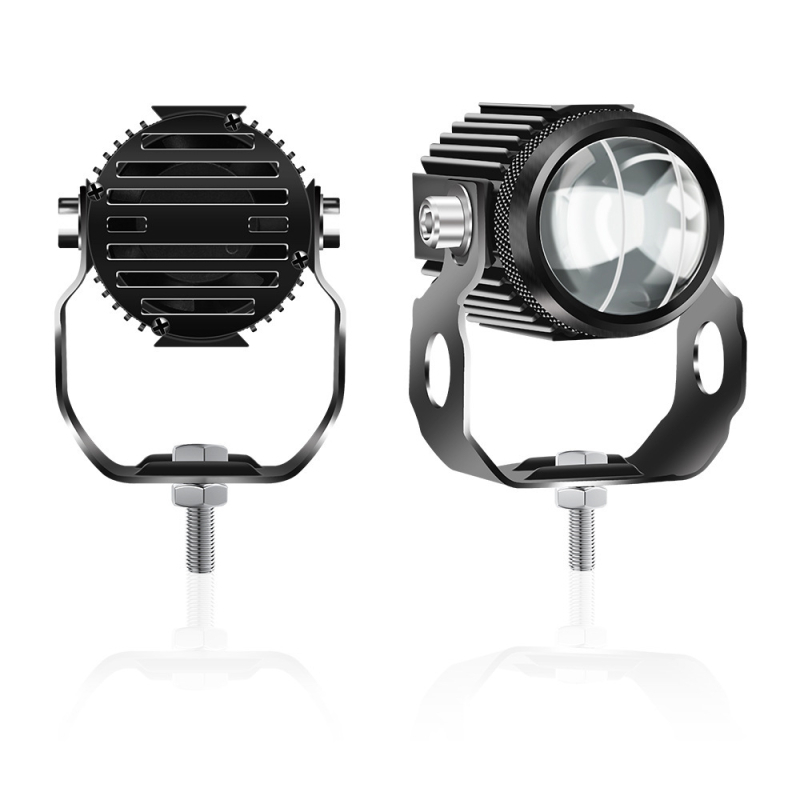 LED glavna svjetla za motocikl, dvobojna, vodootporna, aluminijsko kućište, 10W LED, 8-80V, IP67, Model 002