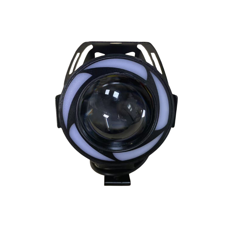 Motocikl LED prednja svjetla s anđeoskim očima i laserskim spotom, aluminijsko kućište, 12V, 6W, IP65, model TT-SL-38
