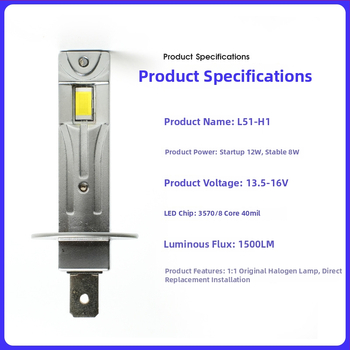 L51-H1 LED far za auto, izravno priključivanje, 12V, 30W, 1500LM, IP67, univerzalno