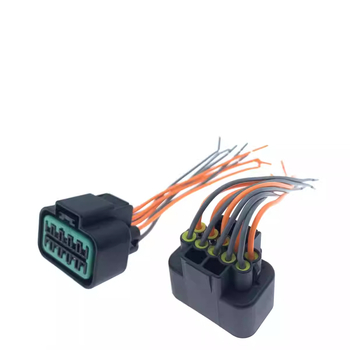 Разъем за фар на автомобил DJ7103A-2.2-11/21 • Метален изолатор • 10 контакти • За автомобили и мотоцикли