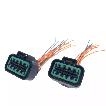 Разъем за фар на автомобил DJ7103A-2.2-11/21 • Метален изолатор • 10 контакти • За автомобили и мотоцикли