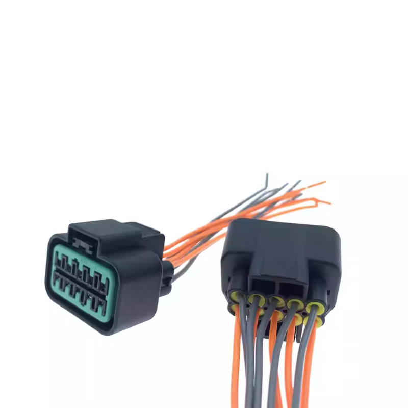 Разъем за фар на автомобил DJ7103A-2.2-11/21 • Метален изолатор • 10 контакти • За автомобили и мотоцикли