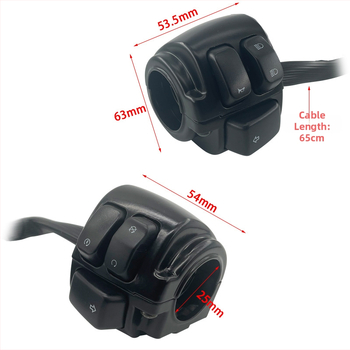 Mochi Harley motocikla stūres slēdzis modifikācijai