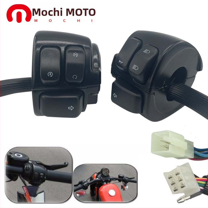 Mochi Harley motocikla stūres slēdzis modifikācijai