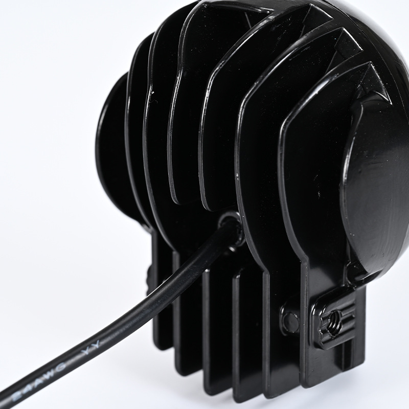 Jiushun LED svjetlo za motocikl s lubanjom – vanjska montaža, 12-80V, IP67, 4000 lm, 12W, JS-012