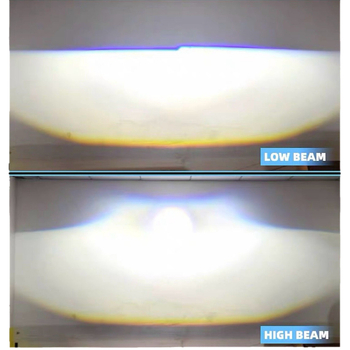 H4 LED motociklistička glavna svjetla s dvostrukim snopom, 100W, 25000LM, IP68, 12V