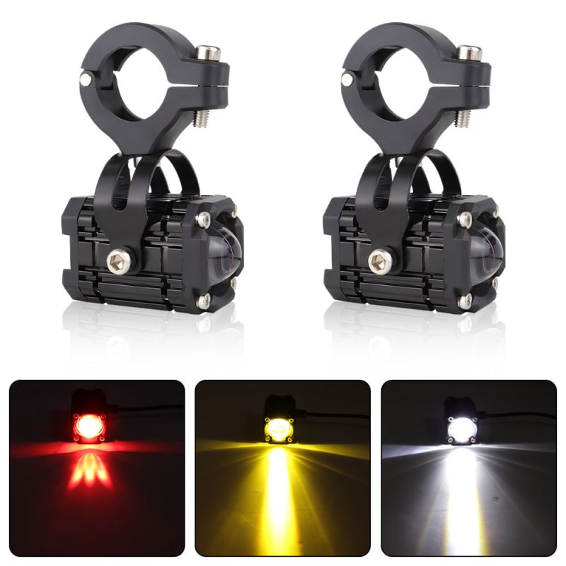 Motorkerékpár LED reflektor Devil Eye, 8-80V, 20W, 5000 lm, IP67 vízálló