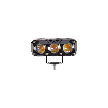 Motociklistički LED reflektor s tri zrake, kućište od aluminija, IP68, 3600 lm, 36 W, DC 12–60 V, vijek trajanja 50 000 h