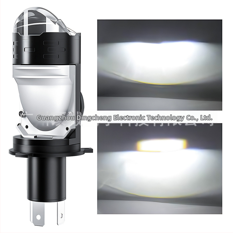 H4 LED motociklističko prednje svjetlo s lećom, model A6c, 9-36V, 3600 lm, IP68