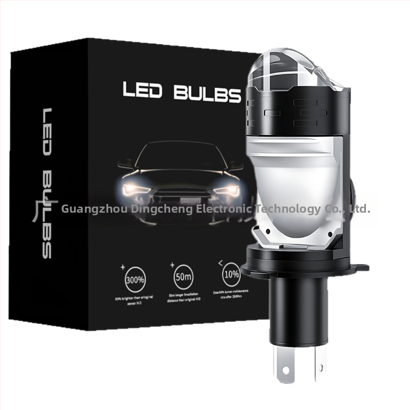 H4 LED motociklističko prednje svjetlo s lećom, model A6c, 9-36V, 3600 lm, IP68