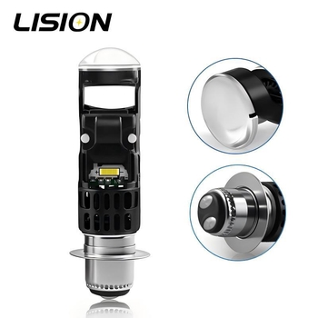 Prednje LED svjetlo za motocikl P15D — 28W, 2800lm, 12V, IP68, Fisheye leća