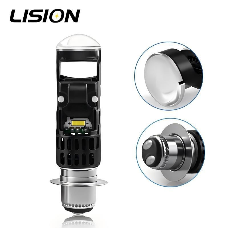 Prednje LED svjetlo za motocikl P15D — 28W, 2800lm, 12V, IP68, Fisheye leća