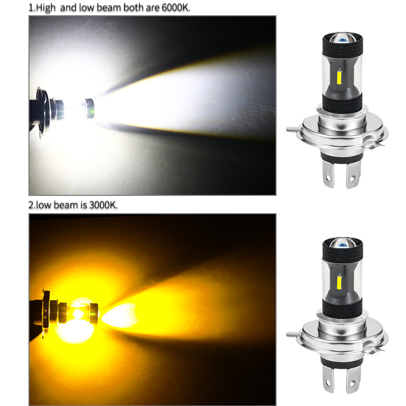Prednje svjetlo motocikla 12V, 15W, 960 lm, LED 1860, Model H6/H4 BA20D